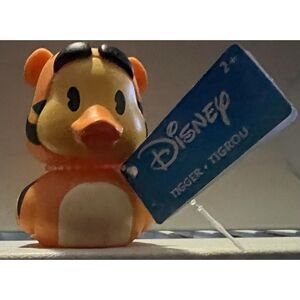 Disney Winnie the Pooh Tigger Rubber Duck 275 Inch Bath Toy for Kids